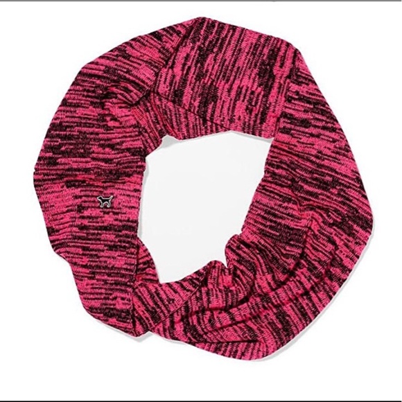 PINK Victoria's Secret Accessories - PINK Victoria’s Secret Knit Pink Infinity Scarf